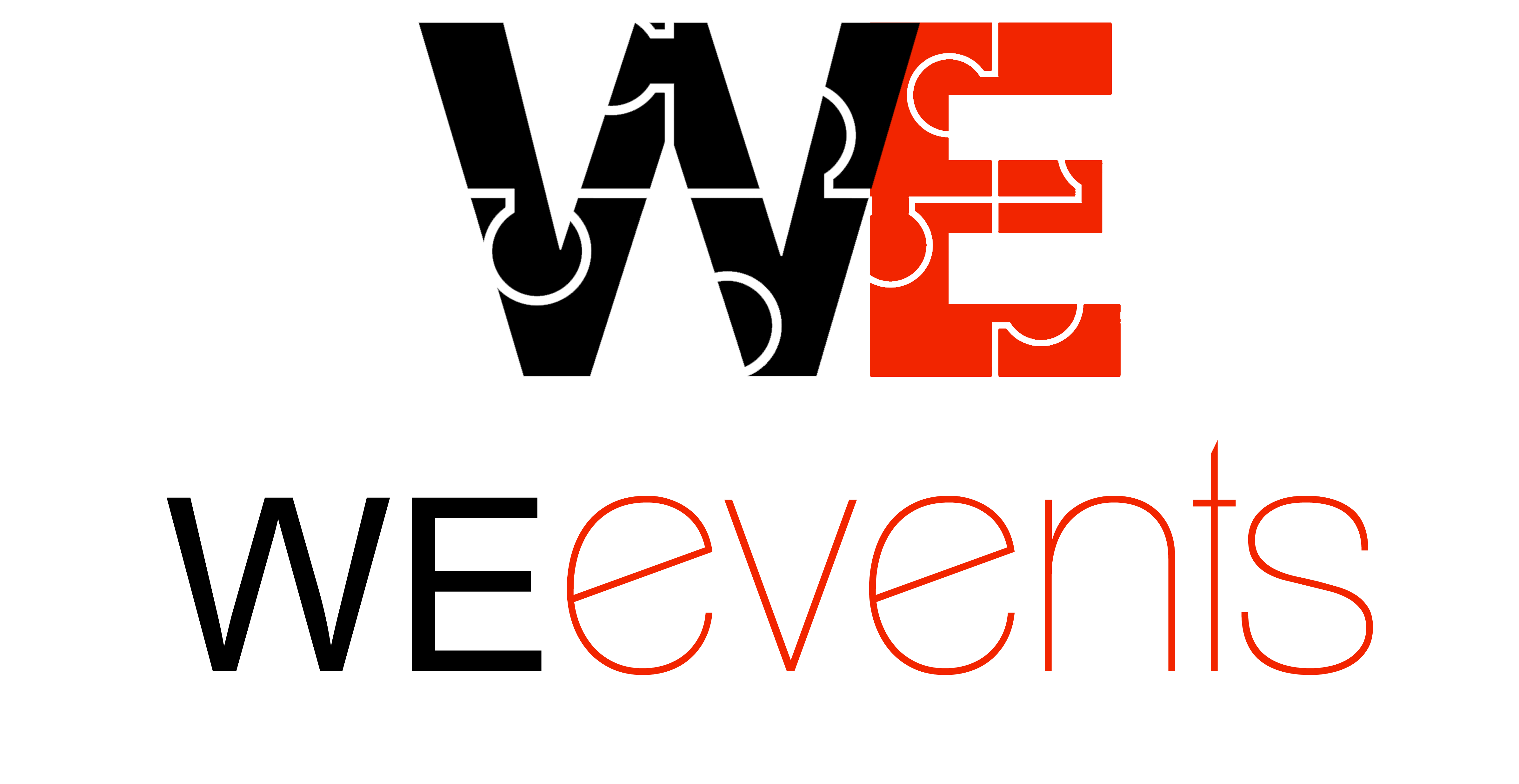 Image du logo officiel transparent  We-Events